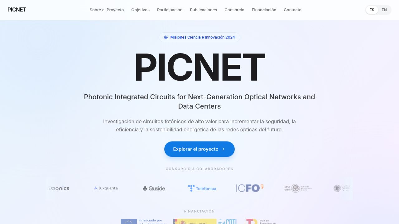 Picnet PICNET — Photonic Integrated Circuits for Next-Generation Optical ...